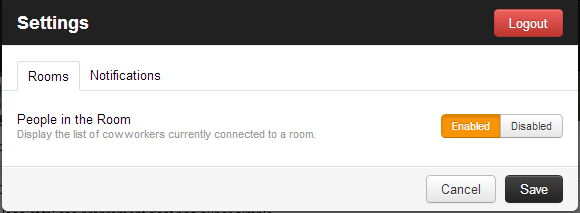 Room presence activation