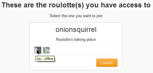 Available Roulottes list